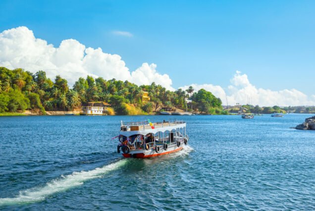 Touristic boat in Aswan